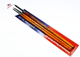 AMAZING ART BRUSH SET ZESTAW 3 PĘDZLI 2 ; 4 ; 8