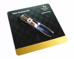 AMAZING ART - PRECISION TWEEZERS 8cm + LED